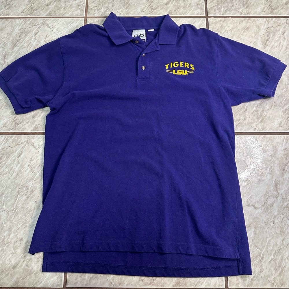 Vintage LSU Tigers Men’s Purple Polo Size XL